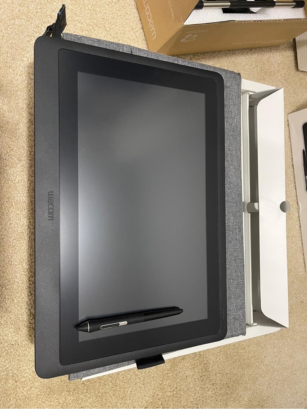 Wacom Pen Display Tablet in Black – Interactive Drawing Monitor